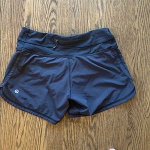Black Lululemon Running Shorts